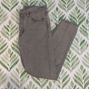 Levi's Skinny High Waisted Gray Jeans